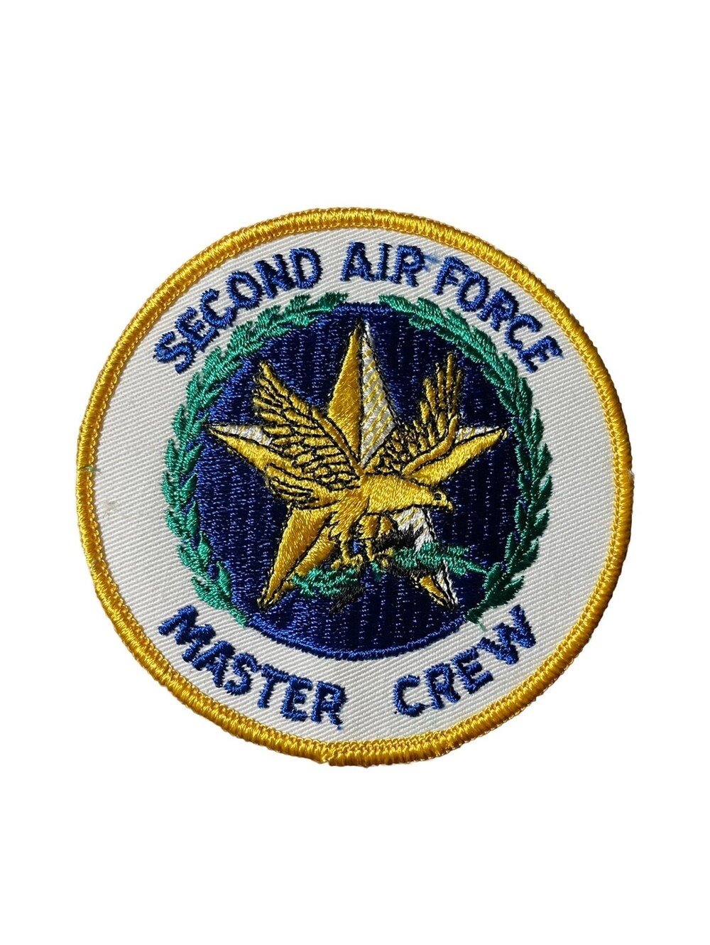 Post Vietnam War USAF US Second 2nd Air Force Master Crew Patch